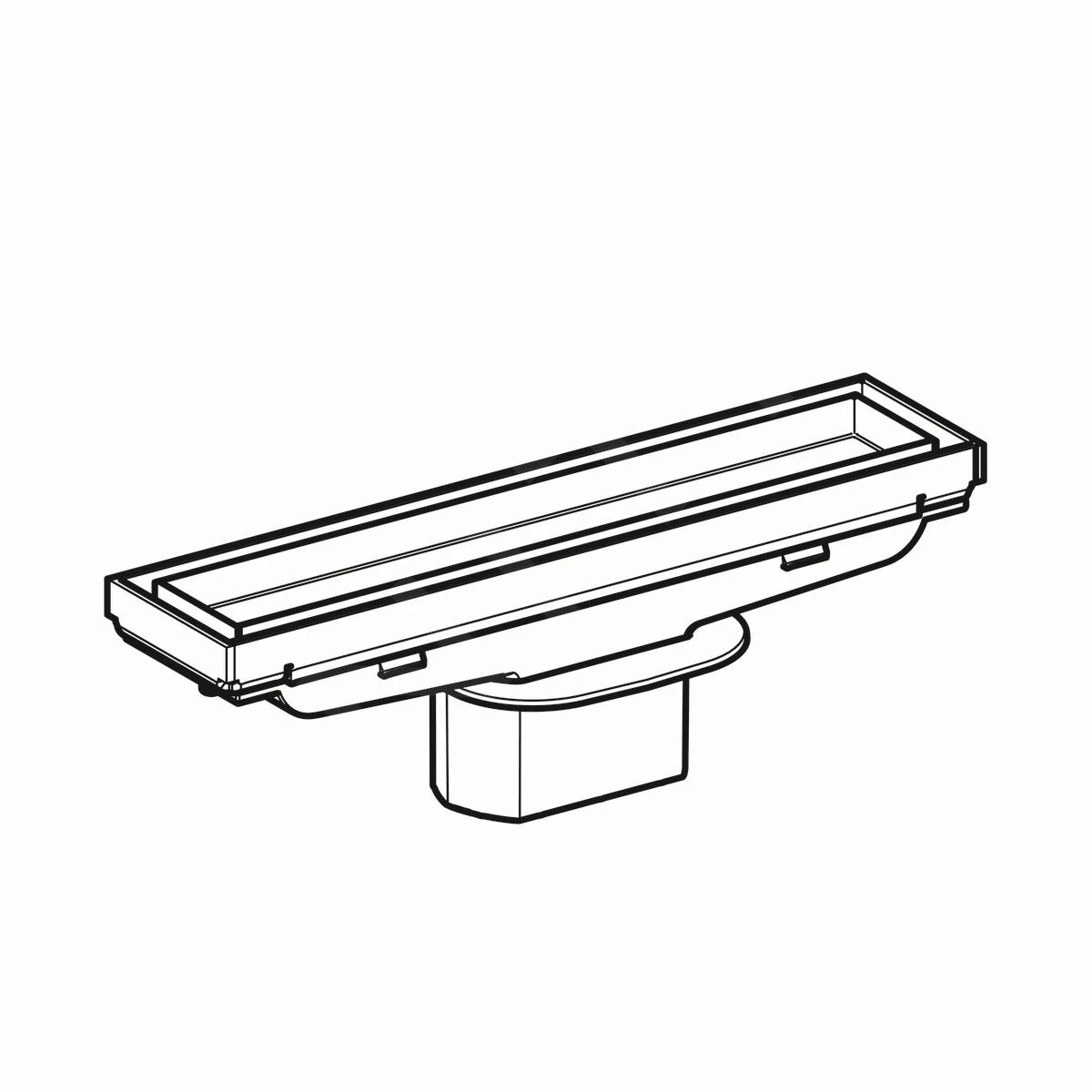Geberit CleanLine - Duschrinne, Befliesbar, Edelstahl Gebürstet 154.455.00.1 - Image 3