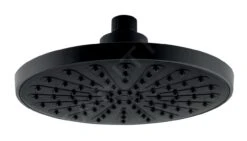 Novaservis Kopfbrausen - Kopfbrause, Durchschnitt 200 Mm, 1 Strahlart, Schwarz Matt RUP/200,5