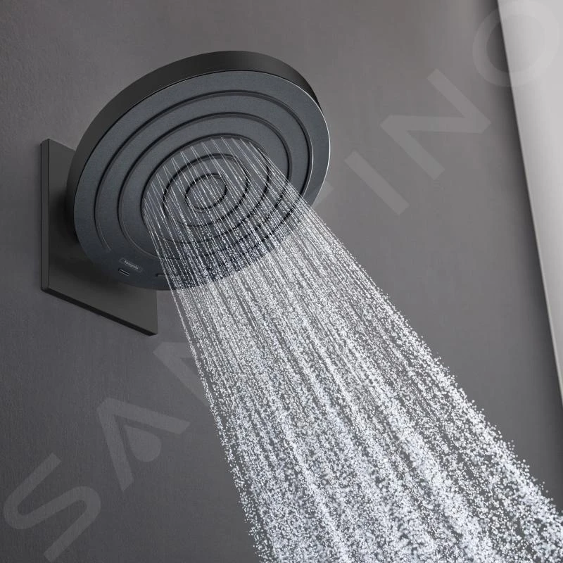 Hansgrohe Pulsify S - Kopfbrause 260 Mit Anschluss, 2 Strahlarten, Schwarz Matt 24150670 - Image 4