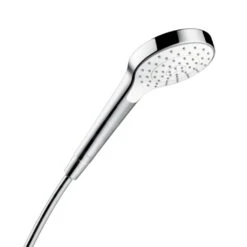 Hansgrohe Croma Select S - Duschkopf 110, EcoSmart 9 L/min, Weiß / Verchromt 26805400