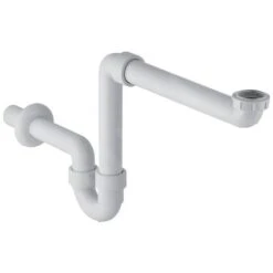 Geberit Zubehör - Röhrensiphon Für Waschtisch, Raumsparmodell, Alpinweiß 151.107.11.1