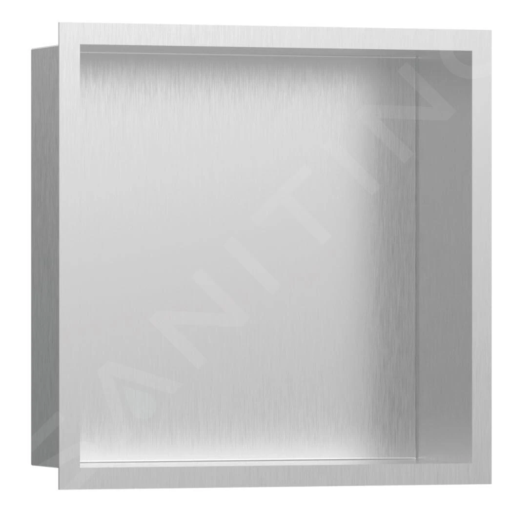 Hansgrohe XtraStoris Individual - Wandnische Mit Designrahmen, 300x300x100 Mm, Edelstahl Gebürstet 56097800