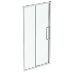 Ideal Standard I.Life - Schiebeduschtür, Zweiteilige 1100 Mm, Silver Bright/rein Glas T4943EO