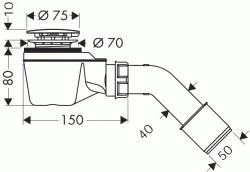 Hansgrohe Starolift '52 - Komplettset Mit Ablaufgarnitur, Chrom 60060000 - Image 2