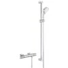 Grohe Grohtherm 1000 Performance - Duschset Mit Thermostatarmatur, Für Wandmontage, 2 Strahlen, Verchromt 34784000