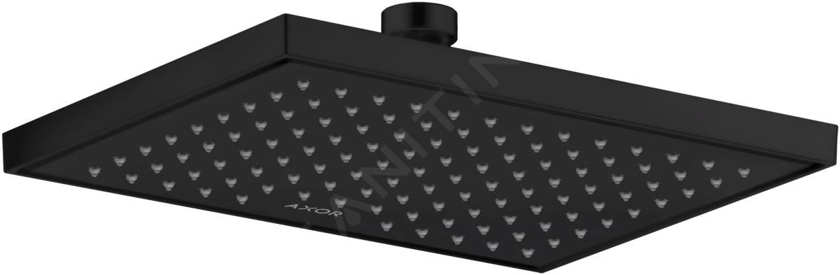 Axor Duschprogramm - Kopfbrause 245/185, 1 Strahl, EcoSmart, Schwarz Matt 35374670