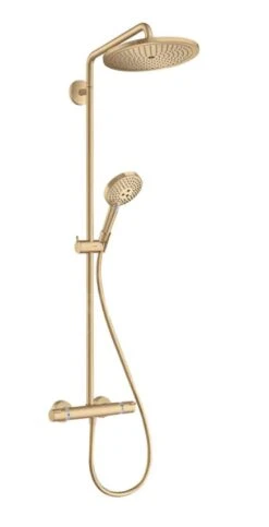 Hansgrohe Croma Select S - Duschsäule Showerpipe 280 Mit Thermostatbatterie, EcoSmart, Bronze Gebürstet 26891140