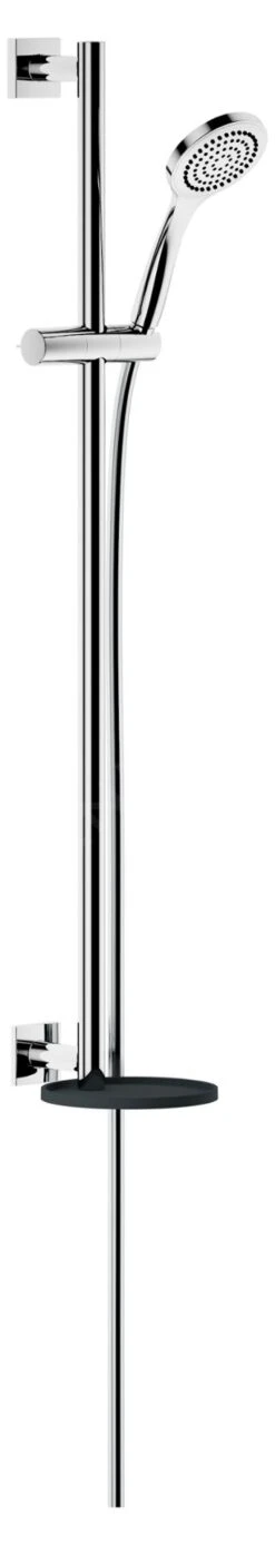 Keuco IXMO - Set Brause Solo, Stange, Halter Und Schlauch, Chrom/schwarzgrau 59587010912