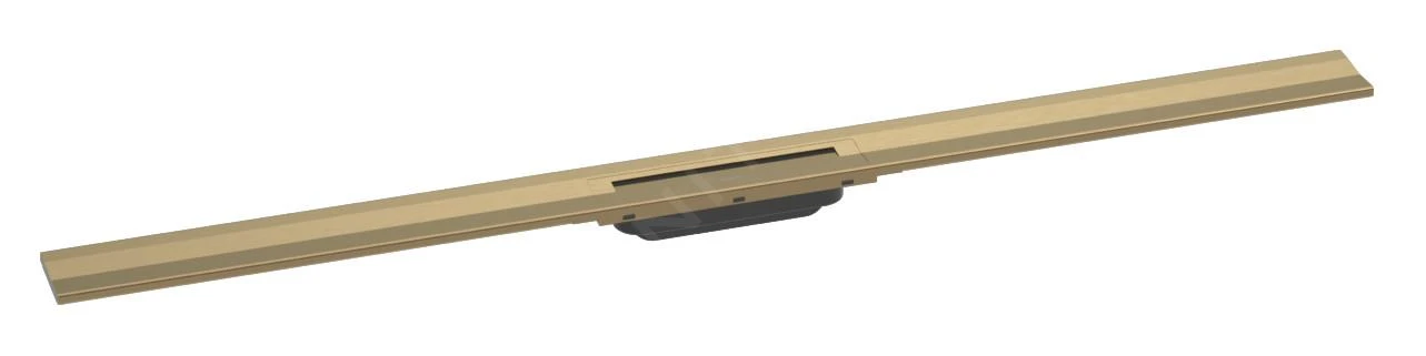 Hansgrohe RainDrain Flex - Duschrinne 1200 Mit Edelstahlrost, Kürzbar, Zur Wandmontage, Bronze Gebürstet 56054140