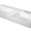Duravit DuraSquare - Möbel-Doppelwaschtisch 1200x470 Mm, DuraCeram, Mit WonderGliss, Alpinweiß 23531200791