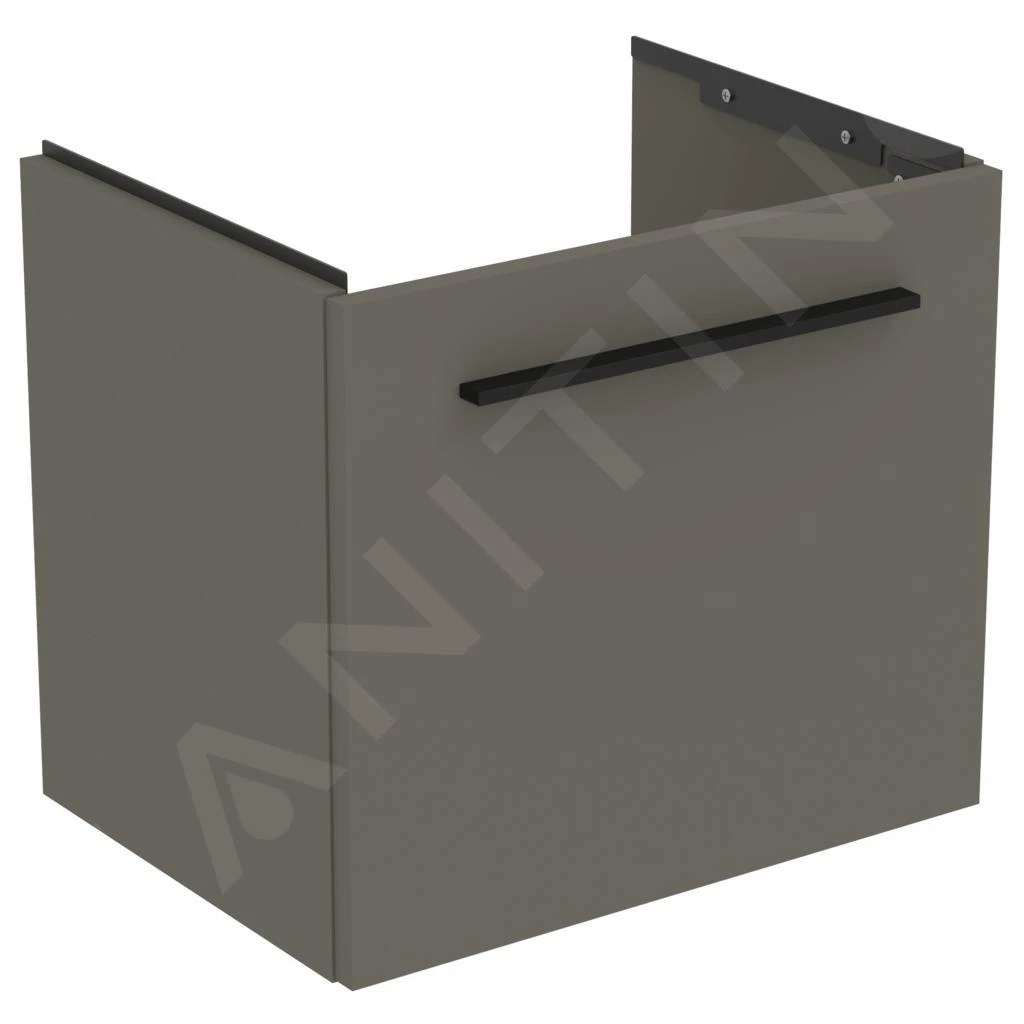 Ideal Standard I.Life S - Unterschrank Für Handwaschbecken, 500x375x440 Mm, Quarz Schwarz Matt T5290NG - Image 3