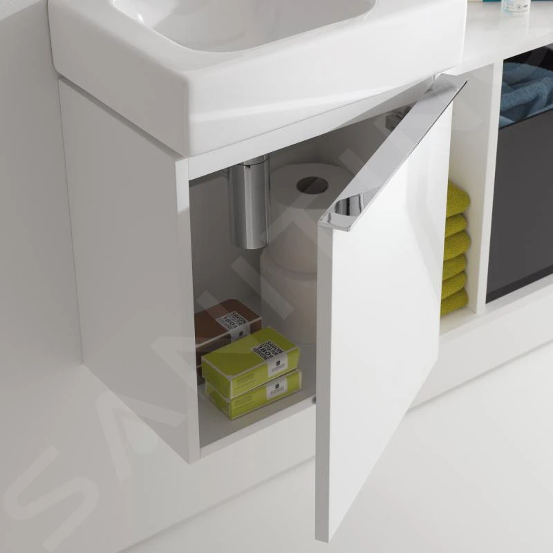 Geberit ICon - Unterschrank Für Handwaschbecken 380 Mm, Weiß Glänzend 840837000 - Image 4