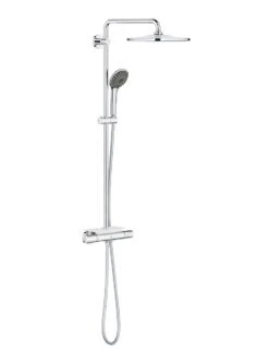 Grohe Vitalio Joy - Duschset 310 Mit Thermostat Für Die Wand Und Ablage, Chrom 26401001