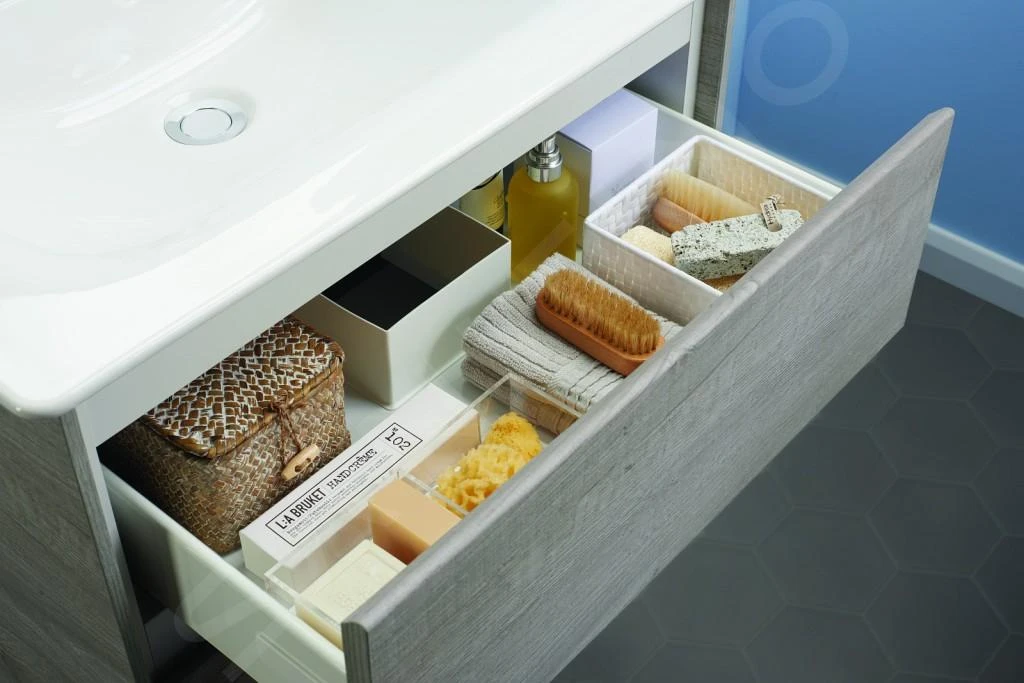 Ideal Standard Connect Air - Waschtischunterschrank, 600x440x517 Mm, Dekor Holz Hell/hellbraun Matt E0818UK - Image 3