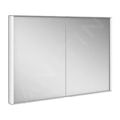Keuco Royal Match - Spiegelschrank Mit LED-Beleuchtung, Einbaumontage, 1000x700x149 Mm, Silber Eloxiert 12813171311