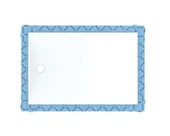 Geberit Setaplano - Duschwanne 90x75 Mm, Alpinweiß 154.292.11.1