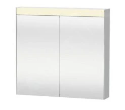 Duravit Spiegel - Spiegelschrank Mit LED-Beleuchtung, 760x810x148 Mm, 2 Türen, Weiß LM7821000000000