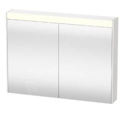 Duravit Brioso - Spiegelschrank 760x820x148 Mm, 2 Türen, Weiß Glänzend BR7102022220000