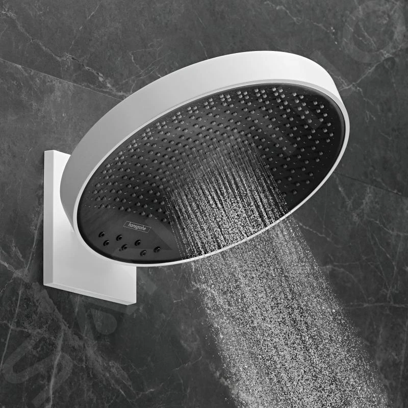 Hansgrohe Rainfinity - Kopfbrause 360 Mit Wandanschluss, 3jet, Weißmatt 26234700 - Image 5
