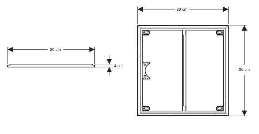 Geberit Setaplano - Montagerahmen Für Duschwannen, Bis 1000 Mm, Für 4 Füße 154.460.00.1 - Image 2
