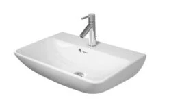 Duravit ME By Starck - Waschtisch Compact, 600x400 Mm, Mit 1 Hahnloch, Alpinweiß 2343600000