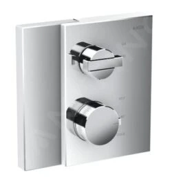 Axor Edge - Thermostat-Duscharmatur - Unterputz, Mit Absperrventil, Chrom 46750000