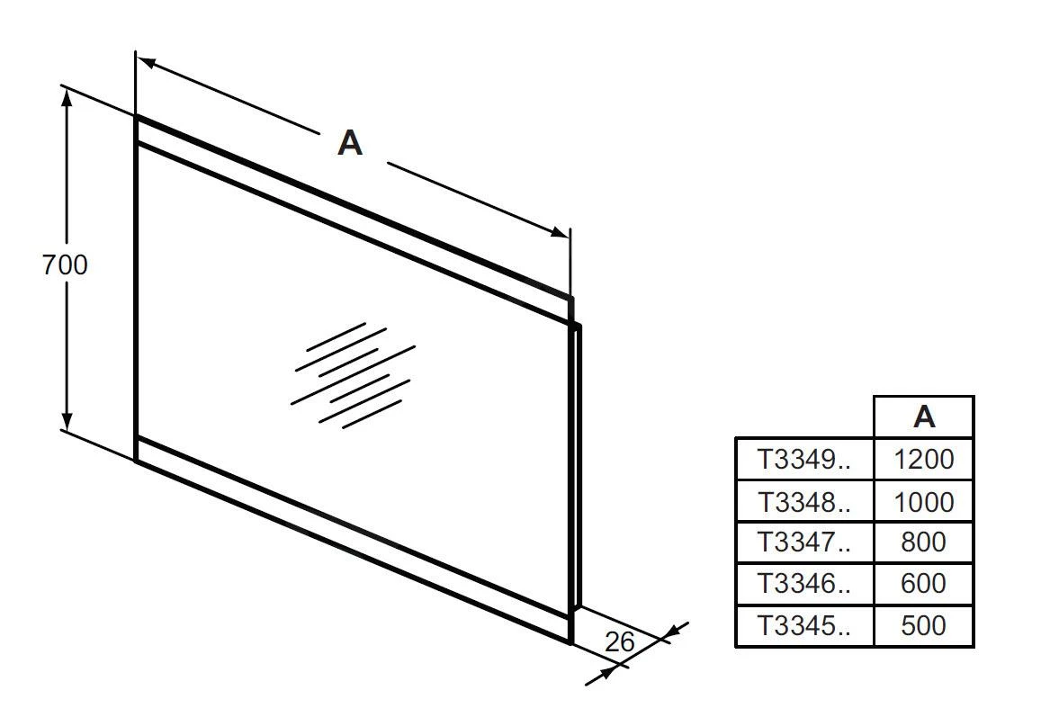 Ideal Standard Mirror&Light - Spiegel 600x700 Mm Mit Beidseitiger LED-Hintergrundbeleuchtung T3346BH - Image 2