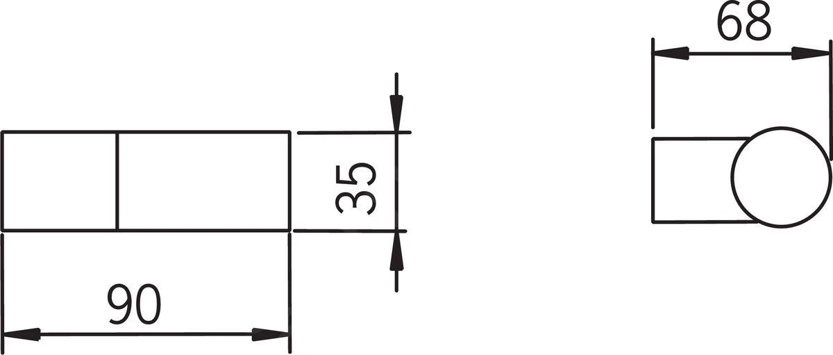 Hansa Brausehalter - Wandbrausehalter, Chrom 64390100 - Image 2