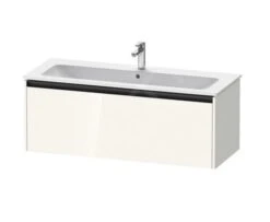 Duravit Ketho.2 - Waschtischunterschrank, 440x1210x480 Mm, 1 Auszug, Weiß Glänzend K25065022220000