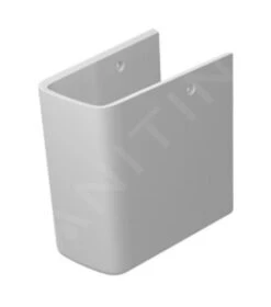 Duravit ME By Starck - Halbsäule Für Waschbecken ME By Starck 071945, Mit WonderGliss, Alpinweiß 08584100001