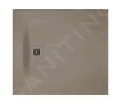 Duravit Sustano - Duschtasse 1000x900 Mm, DuraSolid, Beige Matt 720274640000000