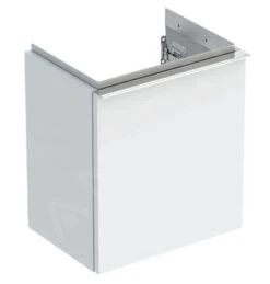 Geberit ICon - Waschtischunterschrank 370x415x279 Mm, Mit 1 Tür, Scharniere Rechts, Weiß Glänzend 502.300.01.2