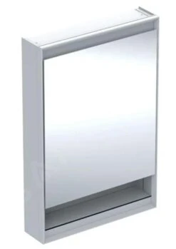 Geberit ONE - Spiegelschrank Mit LED-Beleuchtung, 600x900x150 Mm, Scharniere Links, Mit Nische, Metall 505.830.00.1
