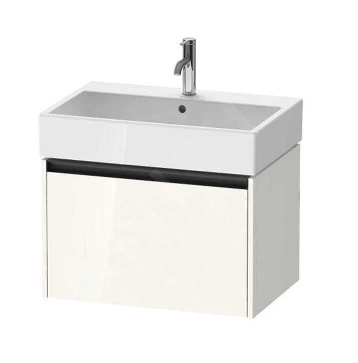 Duravit Ketho.2 - Waschtischunterschrank, 440x684x460 Mm, 1 Auszug, Weiß Glänzend K25076022220000