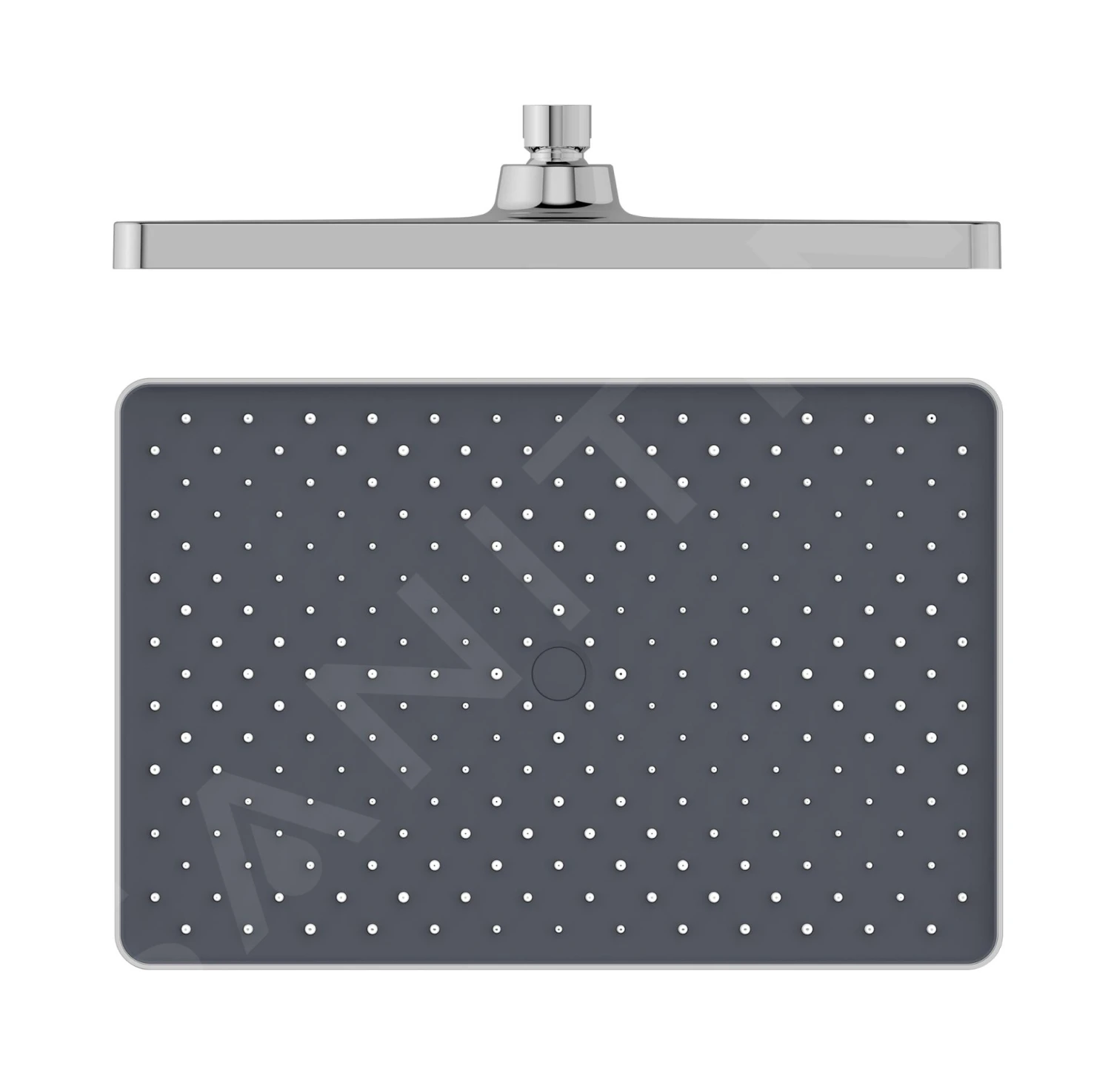 Kielle Vega - Kopfbrause 360 X 240 Mm, 1 Strahlart, Brausearm 430 Mm, Verchrommt/ Schwarz 20118SE1 - Image 4