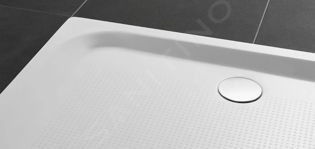 Bette Ultra - Duschtasse, 1000x900 Mm, Mit Stütze, Anti-Slip, Weiß 1660-000AR,T1 - Image 3